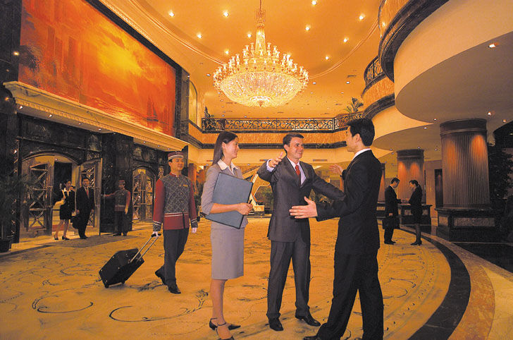 Grand Bay Hotel Zhuhai Interior foto